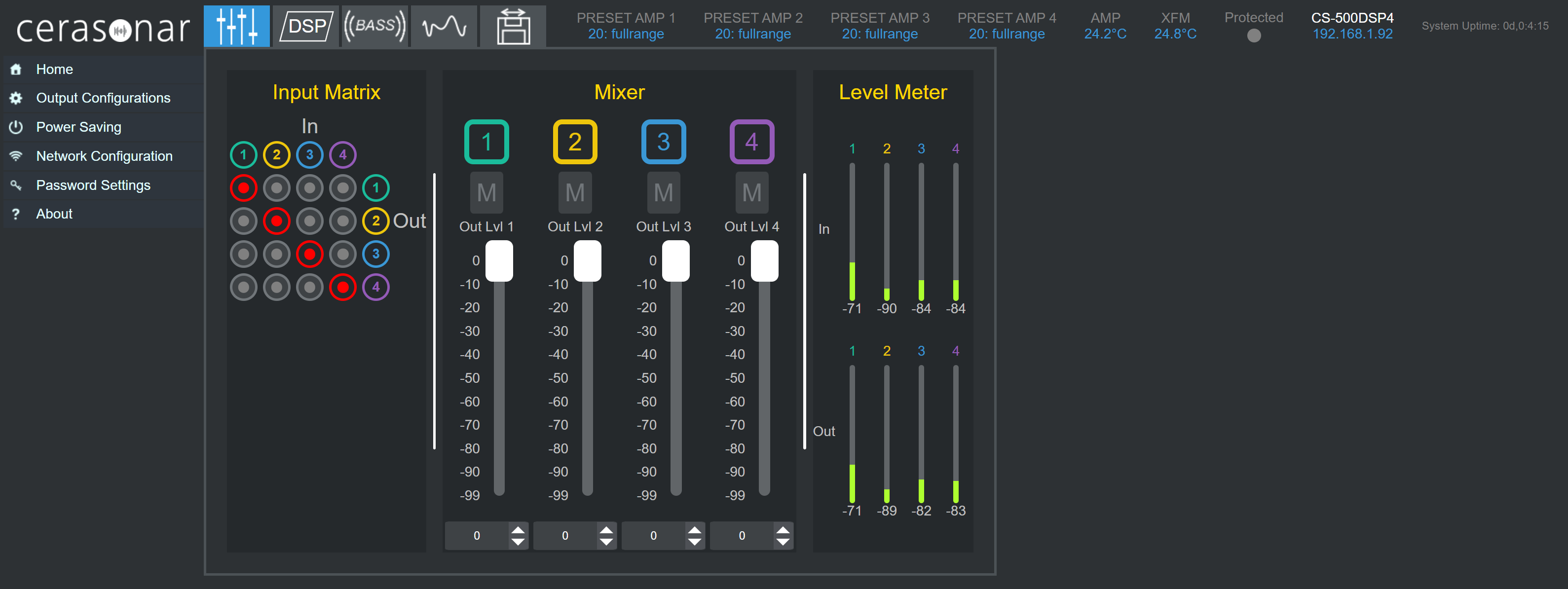 cs-500dsp4 v2 - Accueil 